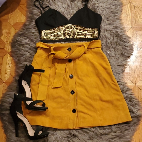 NWT Joie suede skirt - Picture 2 of 5